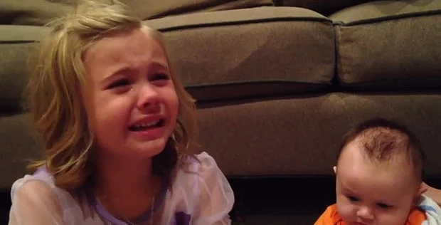 Sister loves Baby Brother too much to let him Grow up