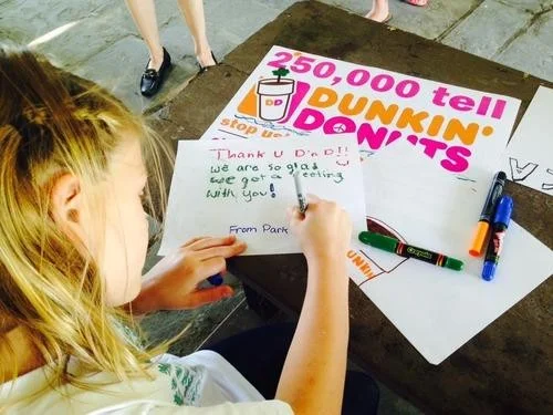Stop Using Styrofoam Cups! Kids Challenge Dunkin' Donuts