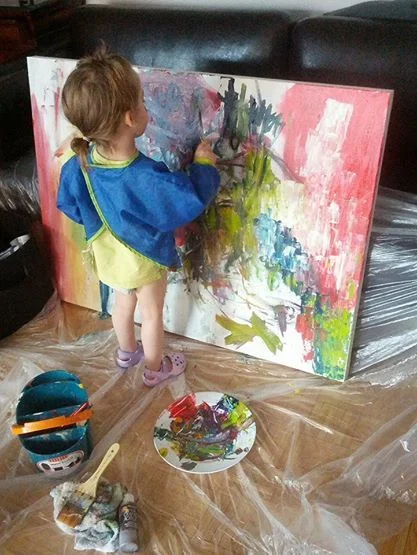 Mom Makes Masterpieces Out Of Her 2-Year-Old Daughter's Doodles