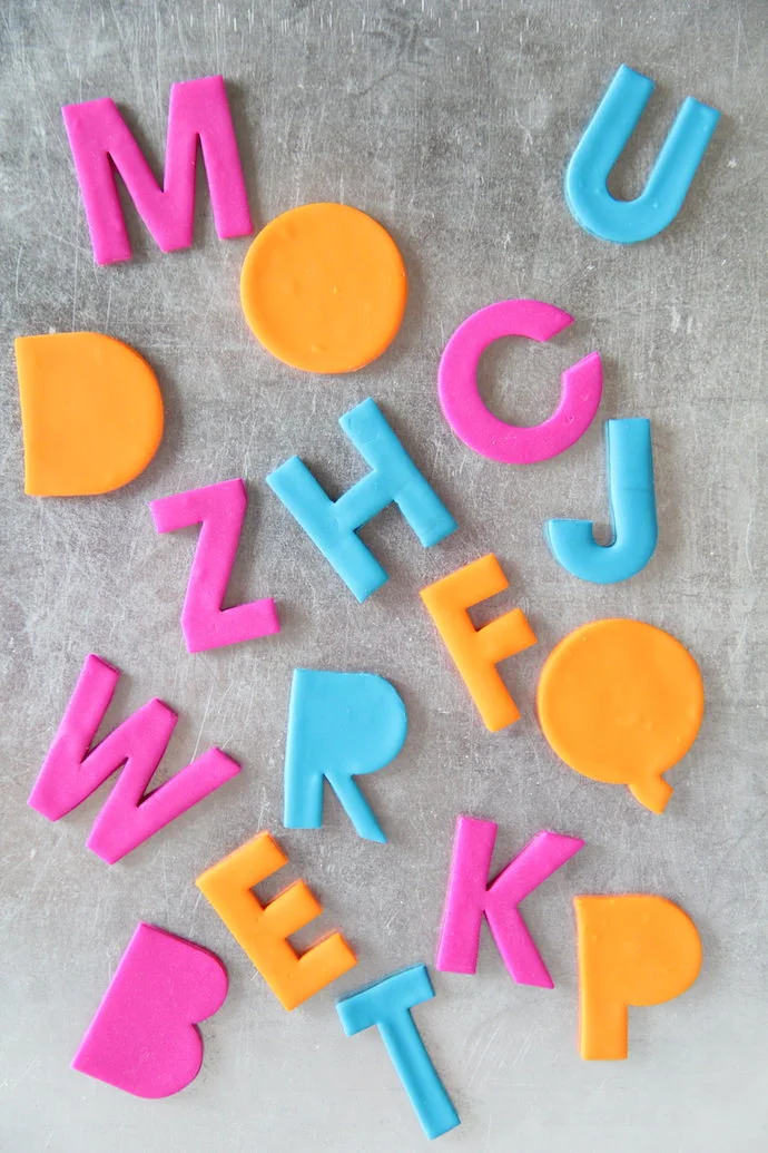 How to Make your own Alphabet Magnets