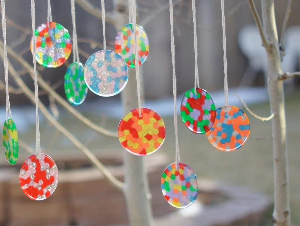Craft: DIY Bead Suncatchers