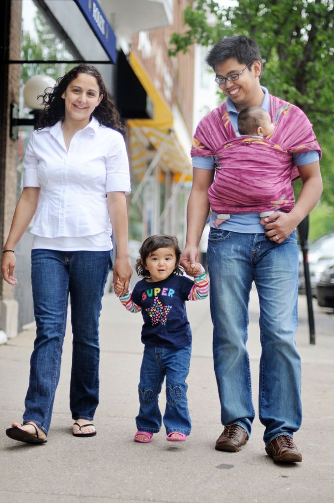 baby wearing for dad