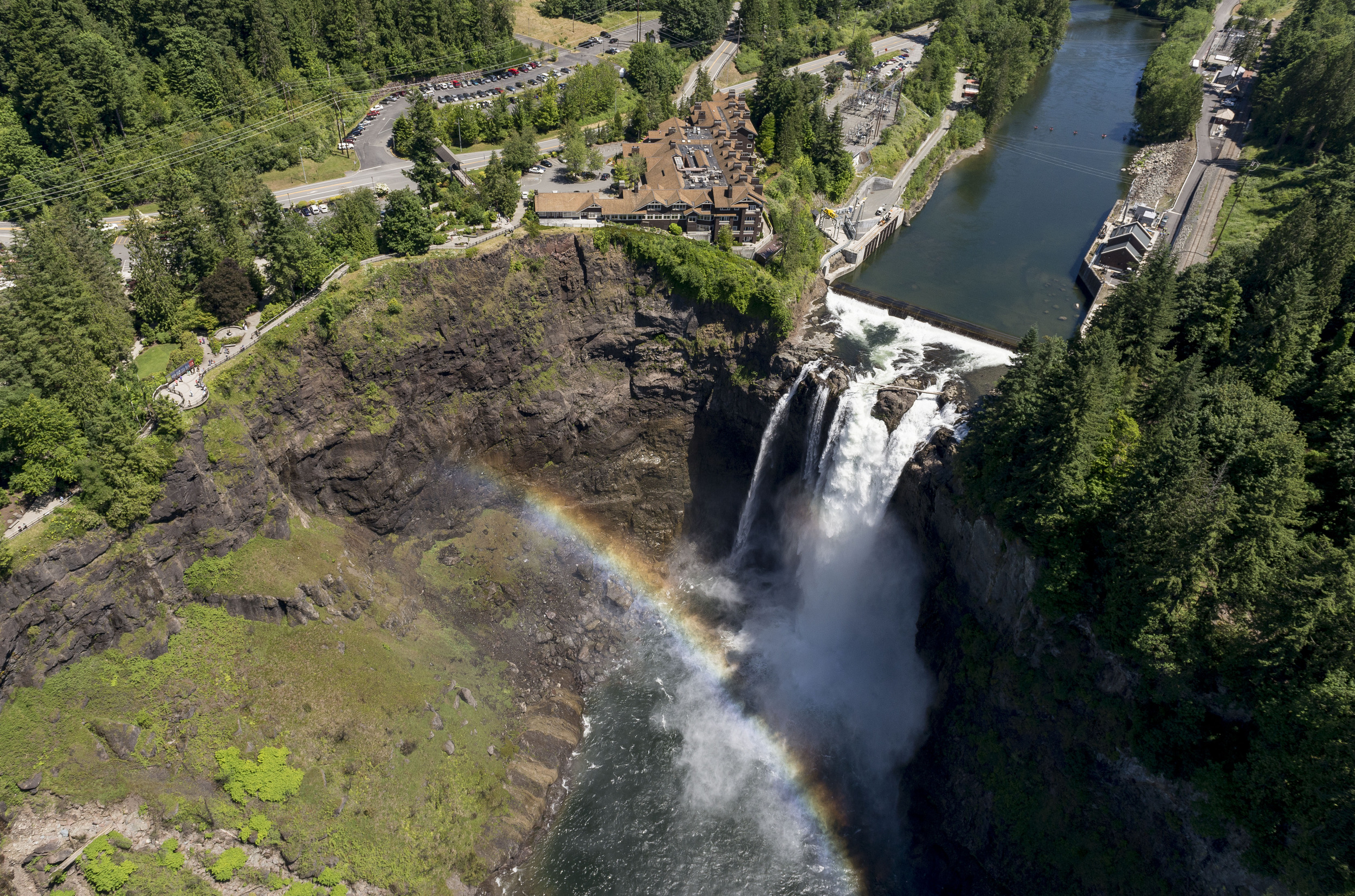 Snoqualmie Falls by Air