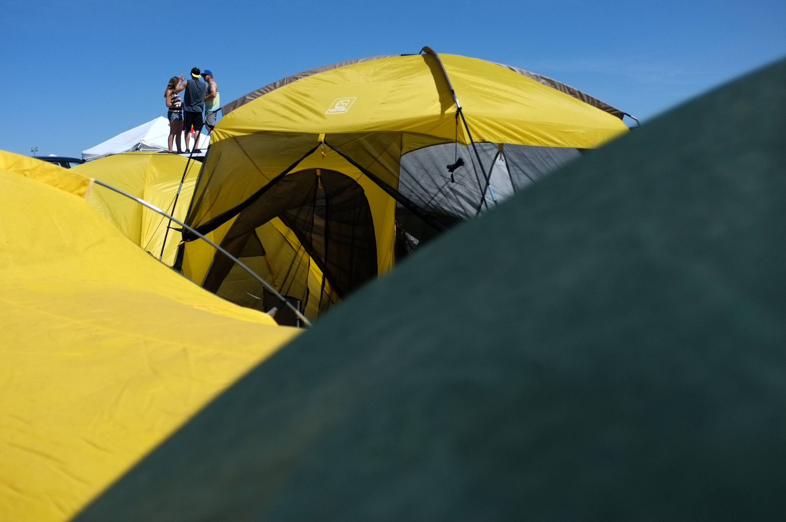 Layers of tents