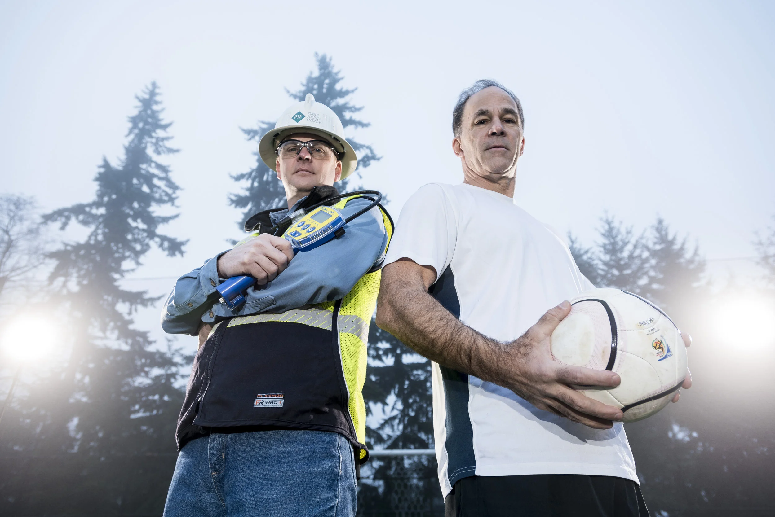 Taken for an internal campaign on industrial athletes. Photo courtesy of and copyright Puget Sound Energy.