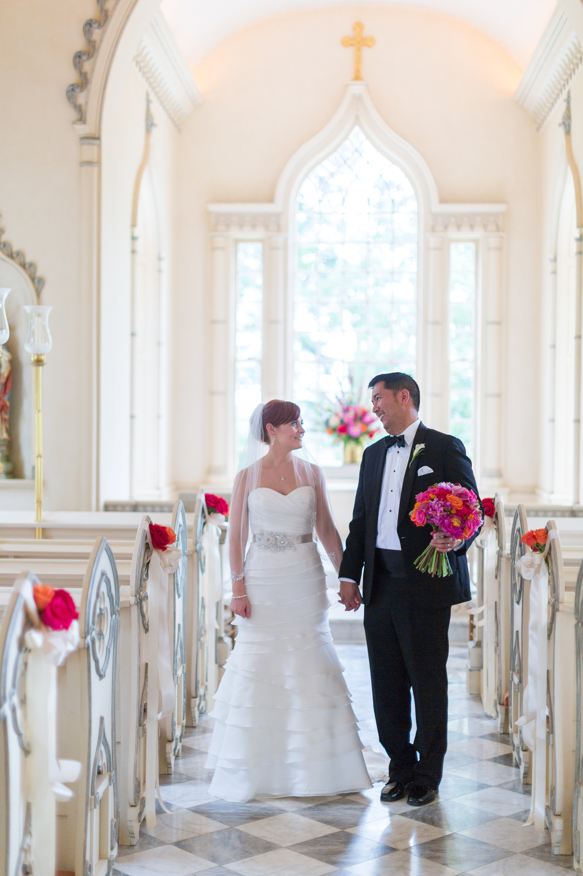 Monica and Clarence, Trump Winery, Floral Images, Sam Stroud Photography