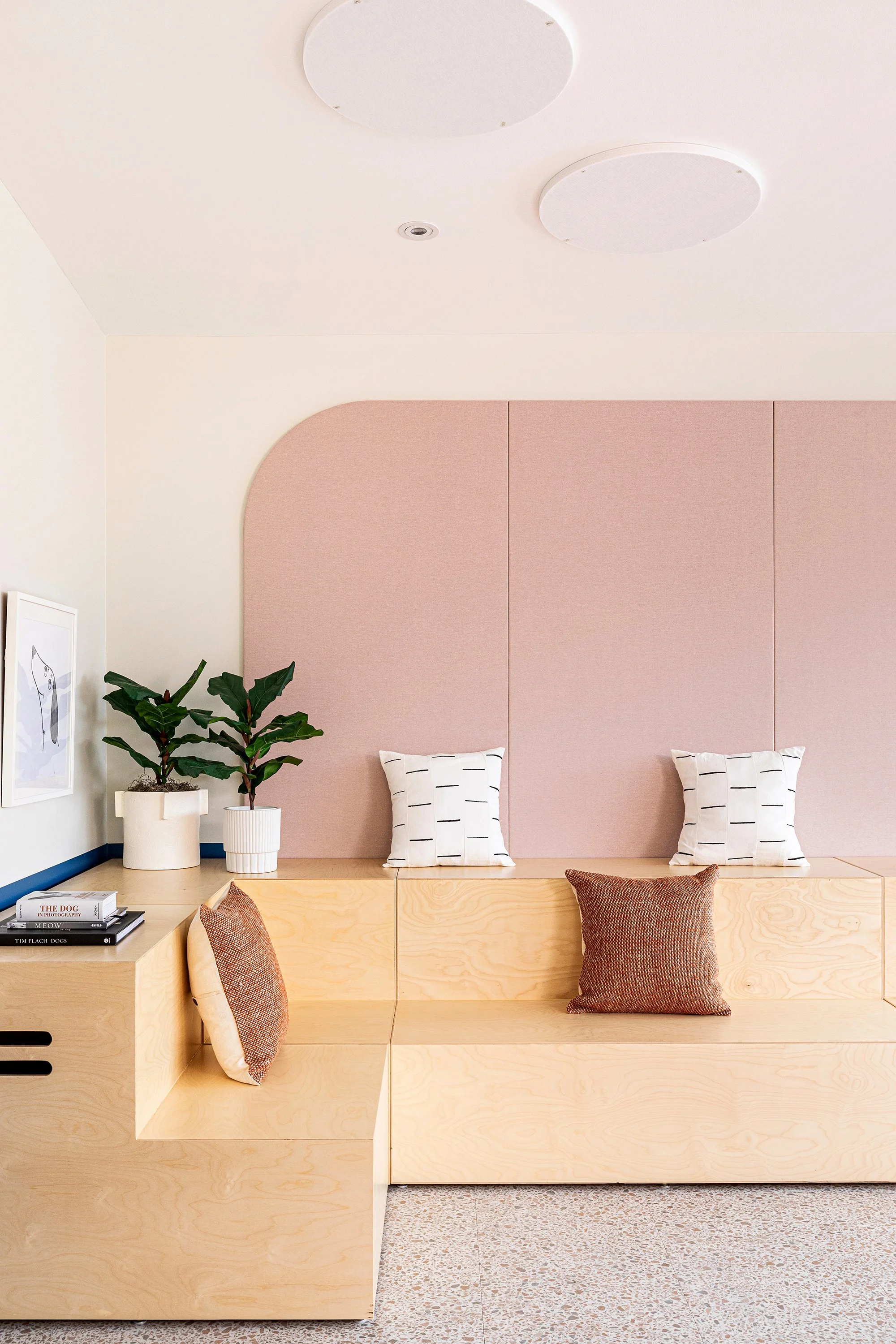 Bench seating at Burrwood Veterinary