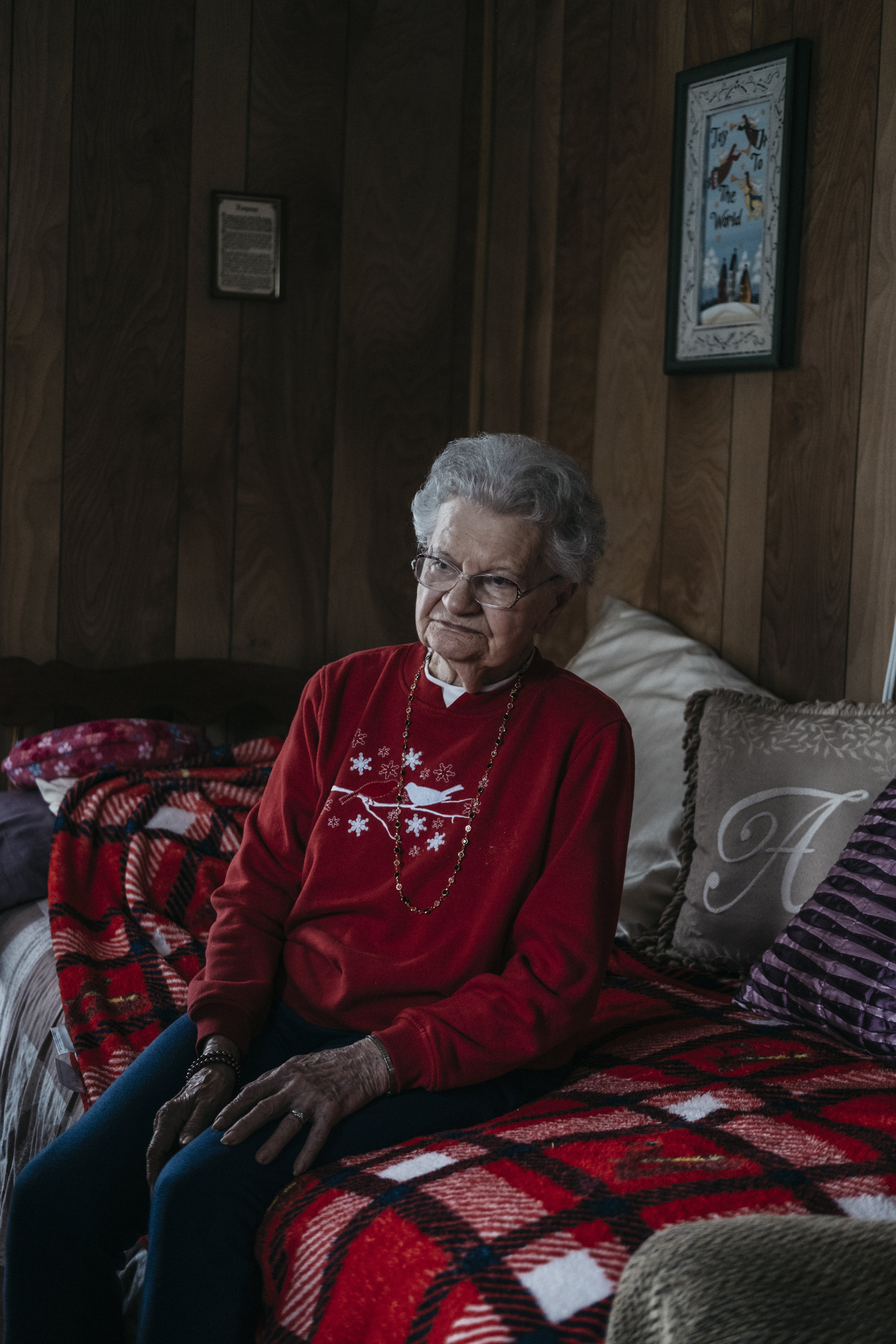  Mary Allen, 95, sits for a portrait on Tuesday, June 18, 2019 at King's Daughters Home in Mexico, Mo. 