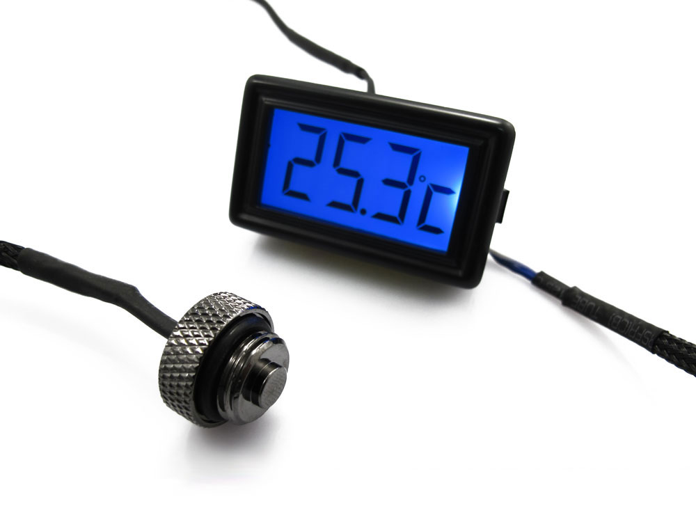 LCD Temperature Display V3 + G1/4″ Plug Sensor — XSPC - Performance PC  Water Cooling