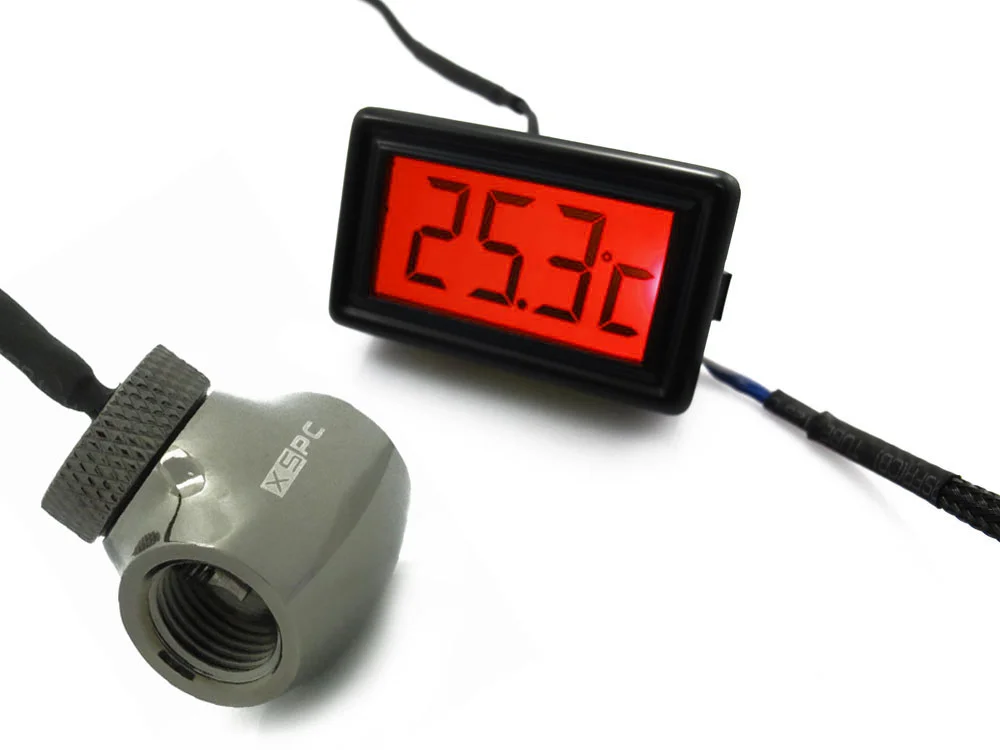LCD Temperature Display V3 + G1/4″ Inline Sensor — XSPC Performance