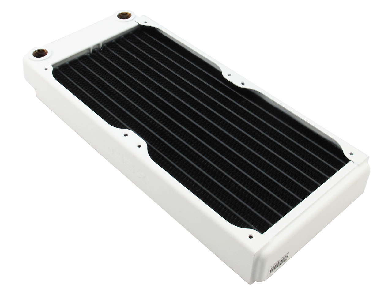EX240 Dual Fan Radiator (White) — XSPC - Performance PC Water Cooling