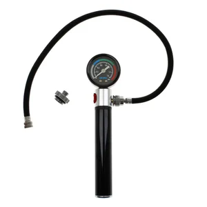 liquid cooling leak test setup with pressure tester