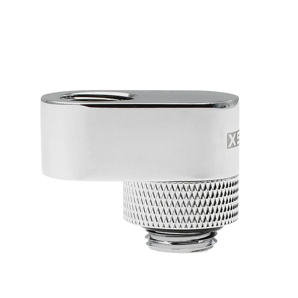 Richer-R G1/4 45° Raccord Tournant à Angle - Adaptateur Rotatif Noir Pour Refroidissement Eau PC