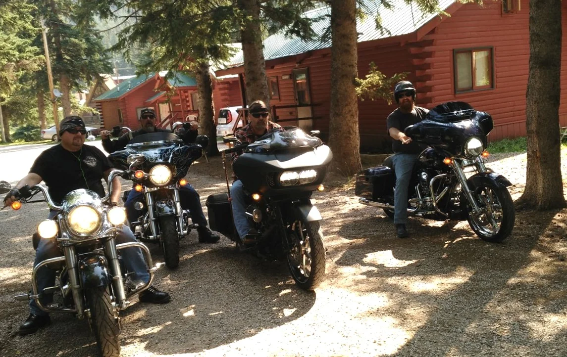 Some of our regulars getting ready for a ride.