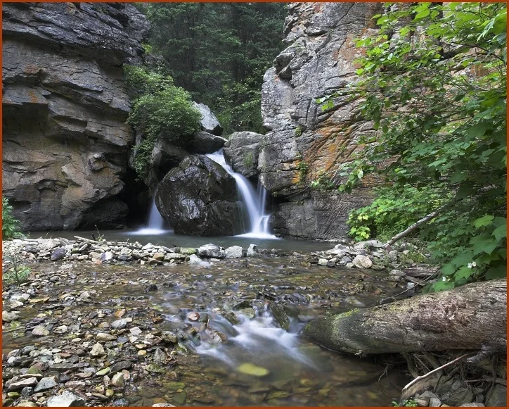 Annie Creek is located a hop, skip and a jump away from Wickiup Cabins. A simple and easy hike for all ages, Annie Creek provides a small waterfall perfect for cooling off on the warm summer days. Photo By: Wildphotophotography