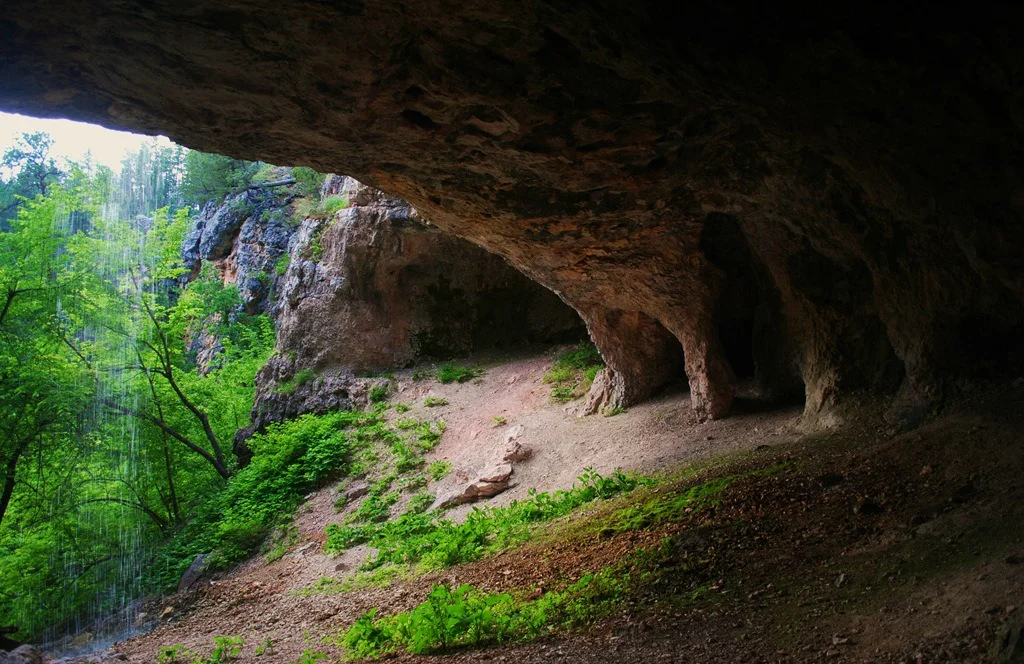 Community Caves is located down the canyon towards Spearfish. A 25 minute drive from Wickiup, this hike is short but a very vertical hike. With incredible views, an experienced hiker could find a path that will lead you to an area above the caves for spectacular views of Spearfish Canyon. Photo By: Enjoying South Dakota