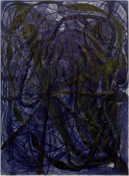 Tiefes Wasser, 1998, 30,1cm x 21,2cm, ball pen on paper