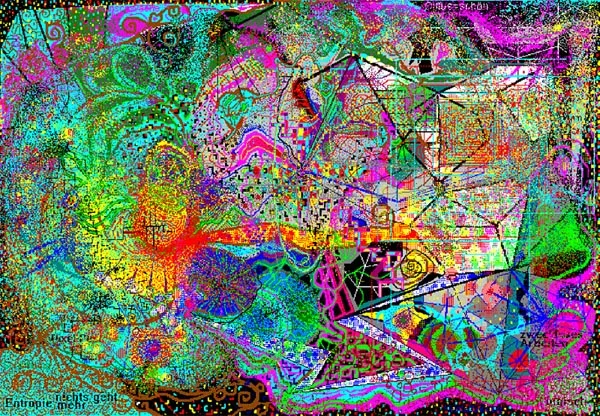 Pixelverdauer 2, 1995, digital drawing, 13,31cm x 19,19cm