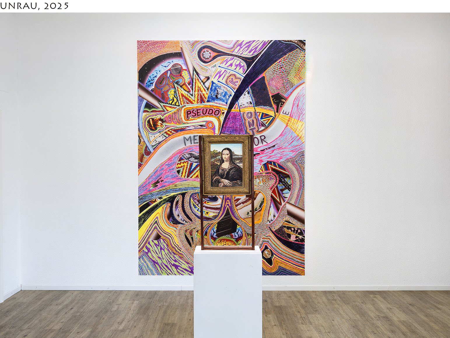  Installation with paintings by the artist's grandmother Elsa Unrau, HyCP Veddel Space, Hamburg (Foto: Fred Dott) 