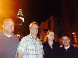 Pictured: Delegate Luke Clippinger, Senator Rich Madaleno, Carrie Evans and Keith Thirion of Equality Maryland.
