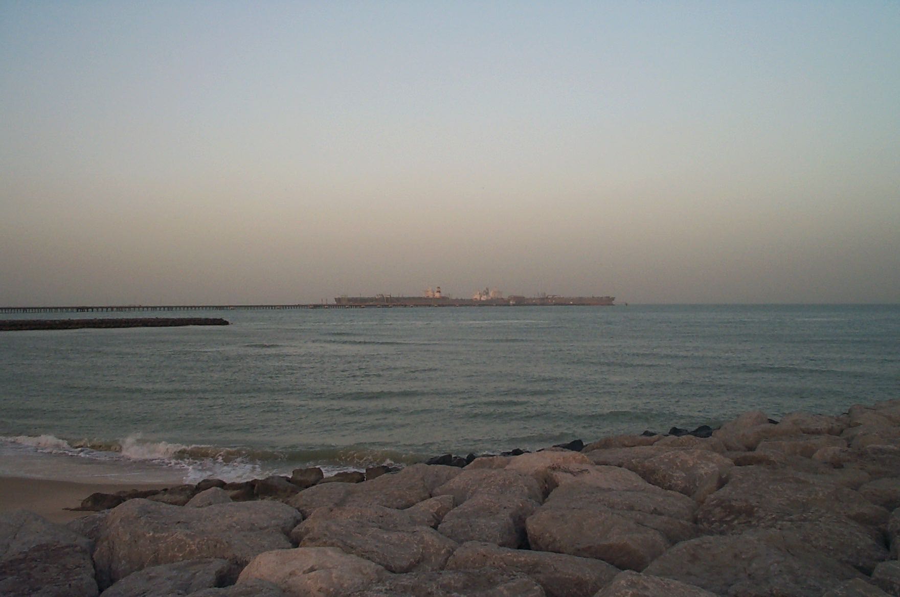   Offshore oil terminal, Kuwait.  