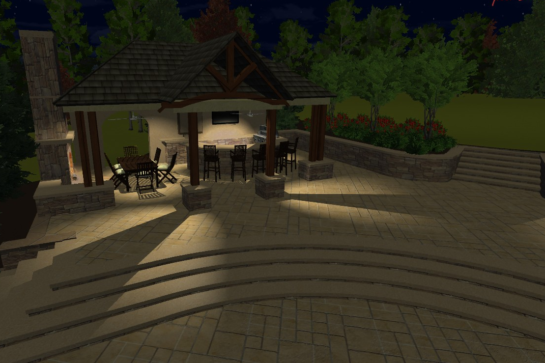 Great Falls Residence 3D Rendering