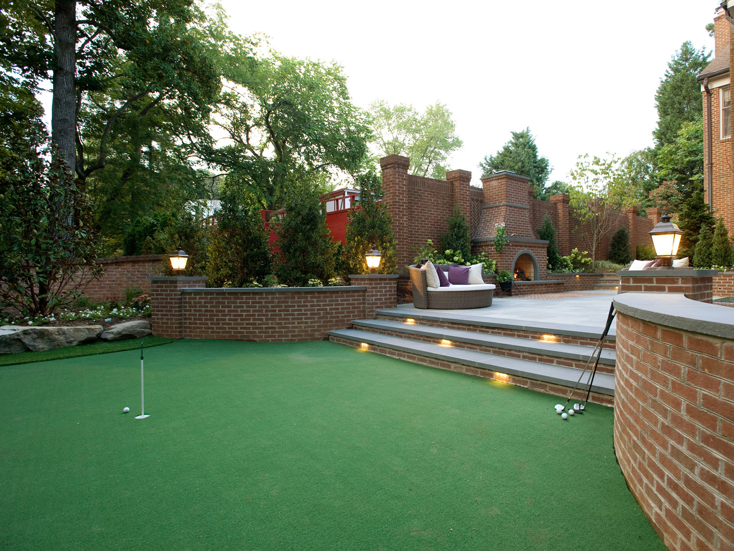 McLean Residence Custom Patio & Stairs