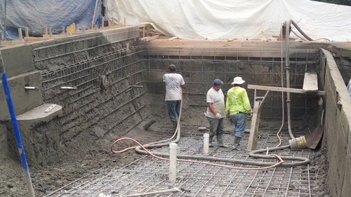 Steel and Shotcrete Installation.