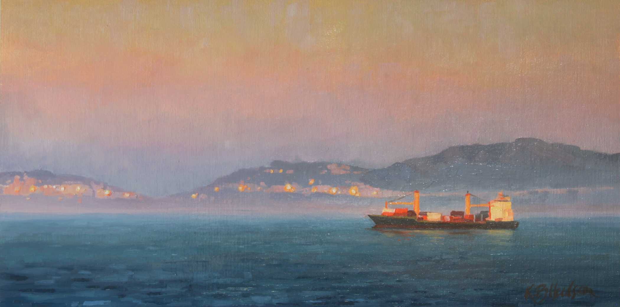 California Coastline at Sunset