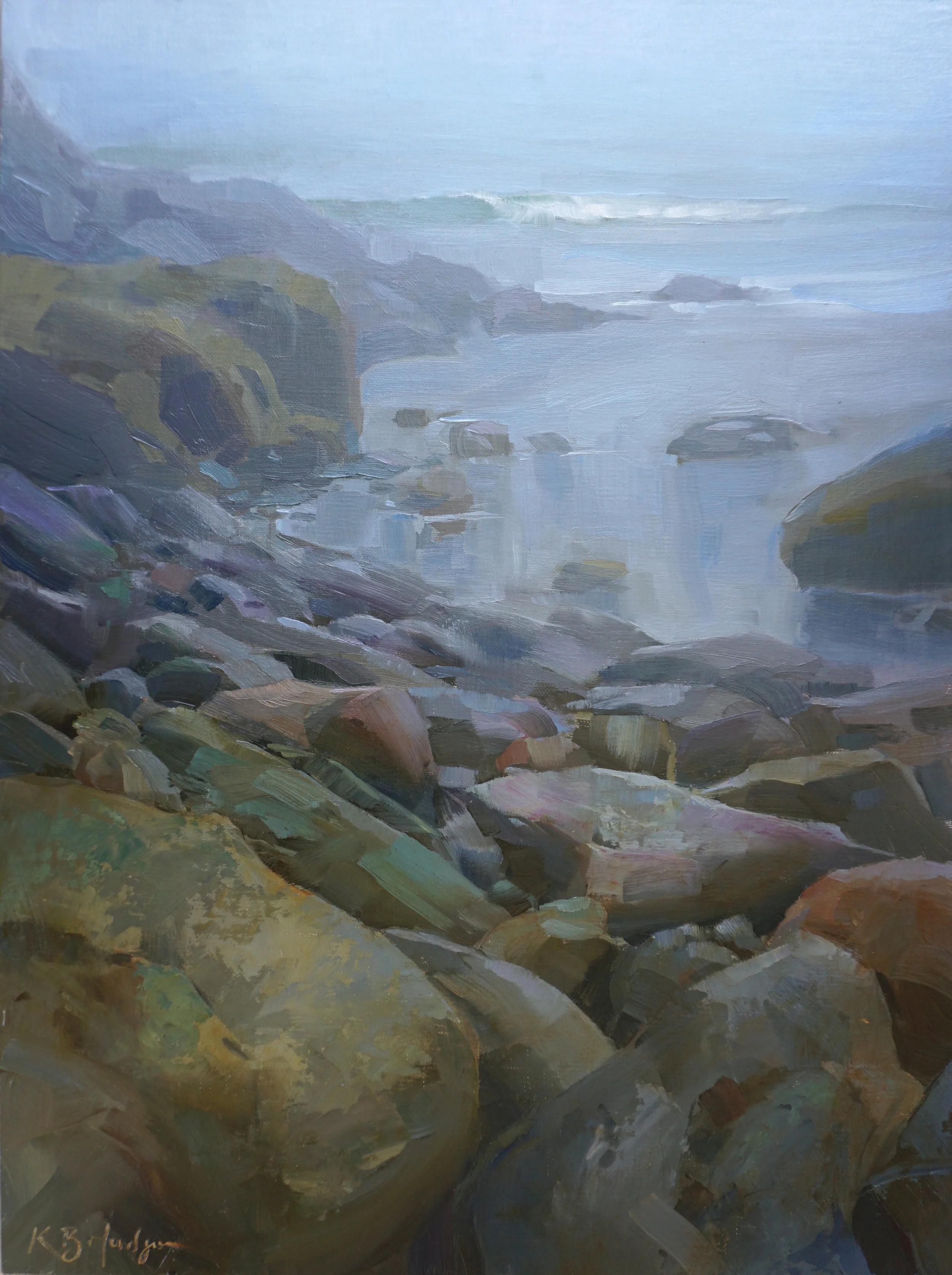 Cove Wreathed in Fog