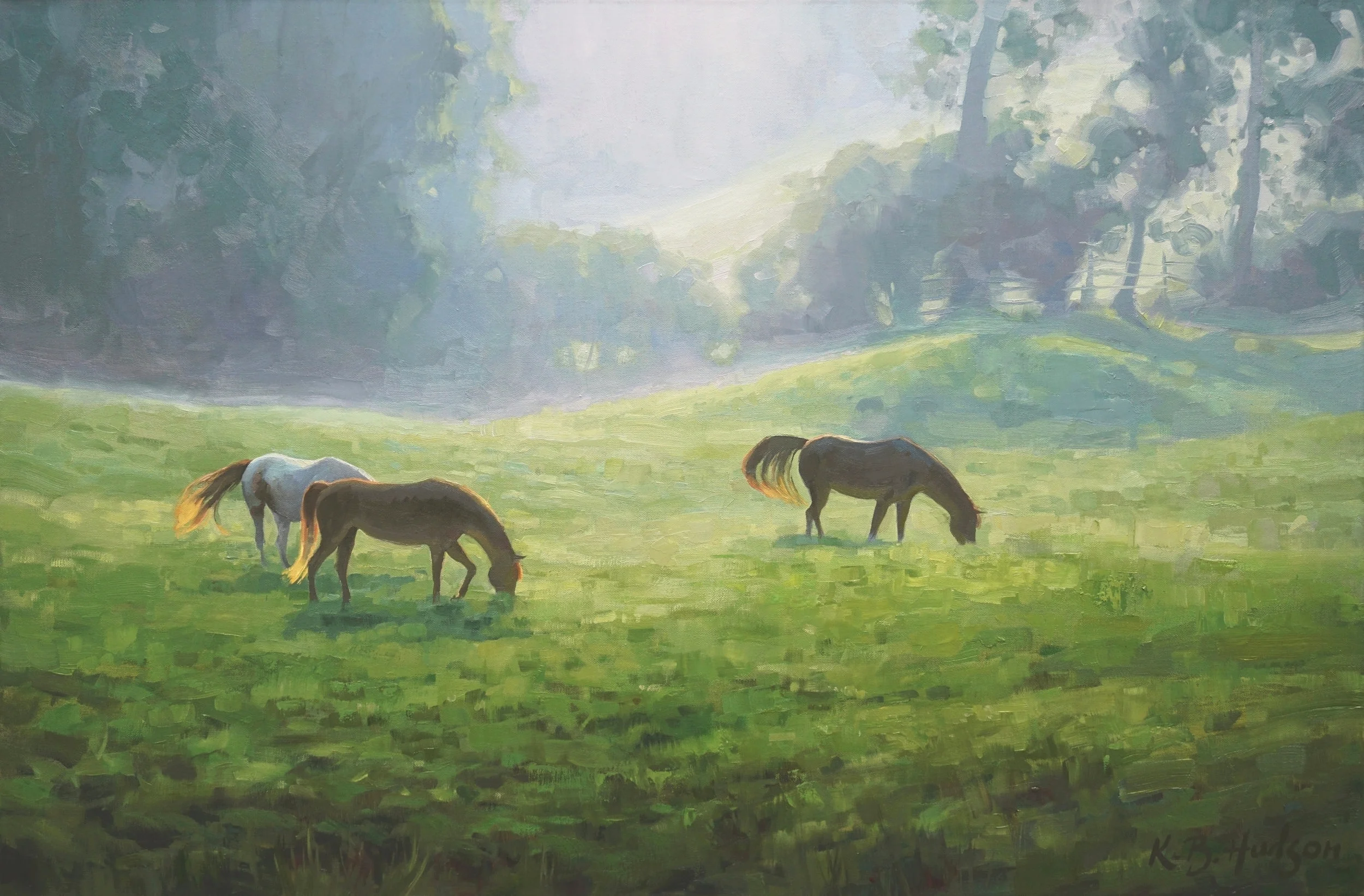 Grazing at Dawn, Kentucky
