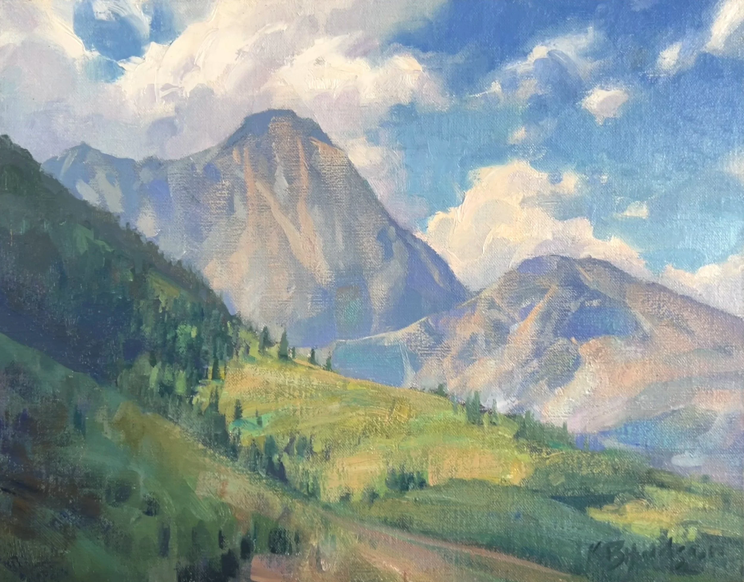 Hudson - Capitol Peak - 11x14 oil.jpeg