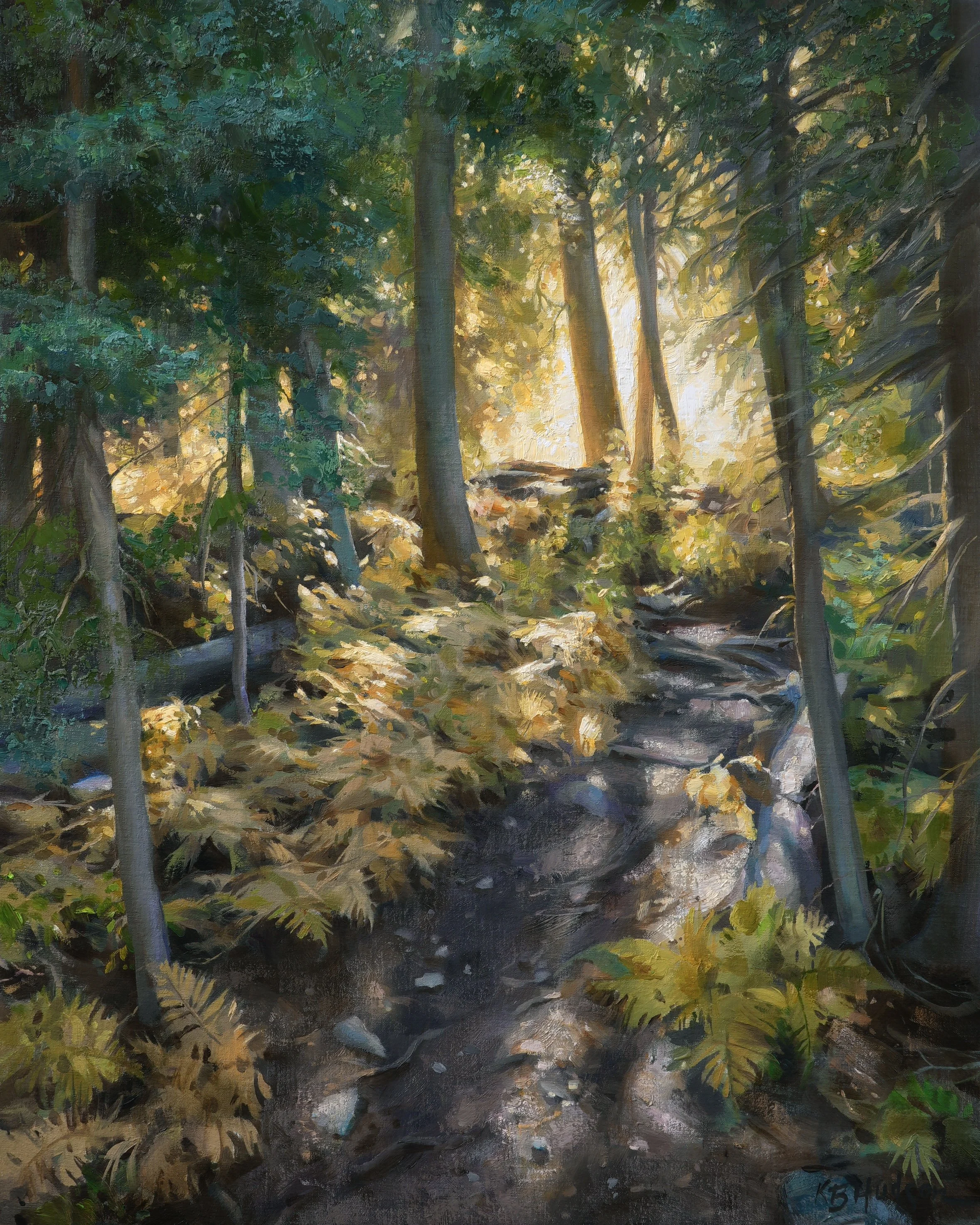 Hudson_Forest Path (Buffalo Pass)_24 x 20 oil.jpg