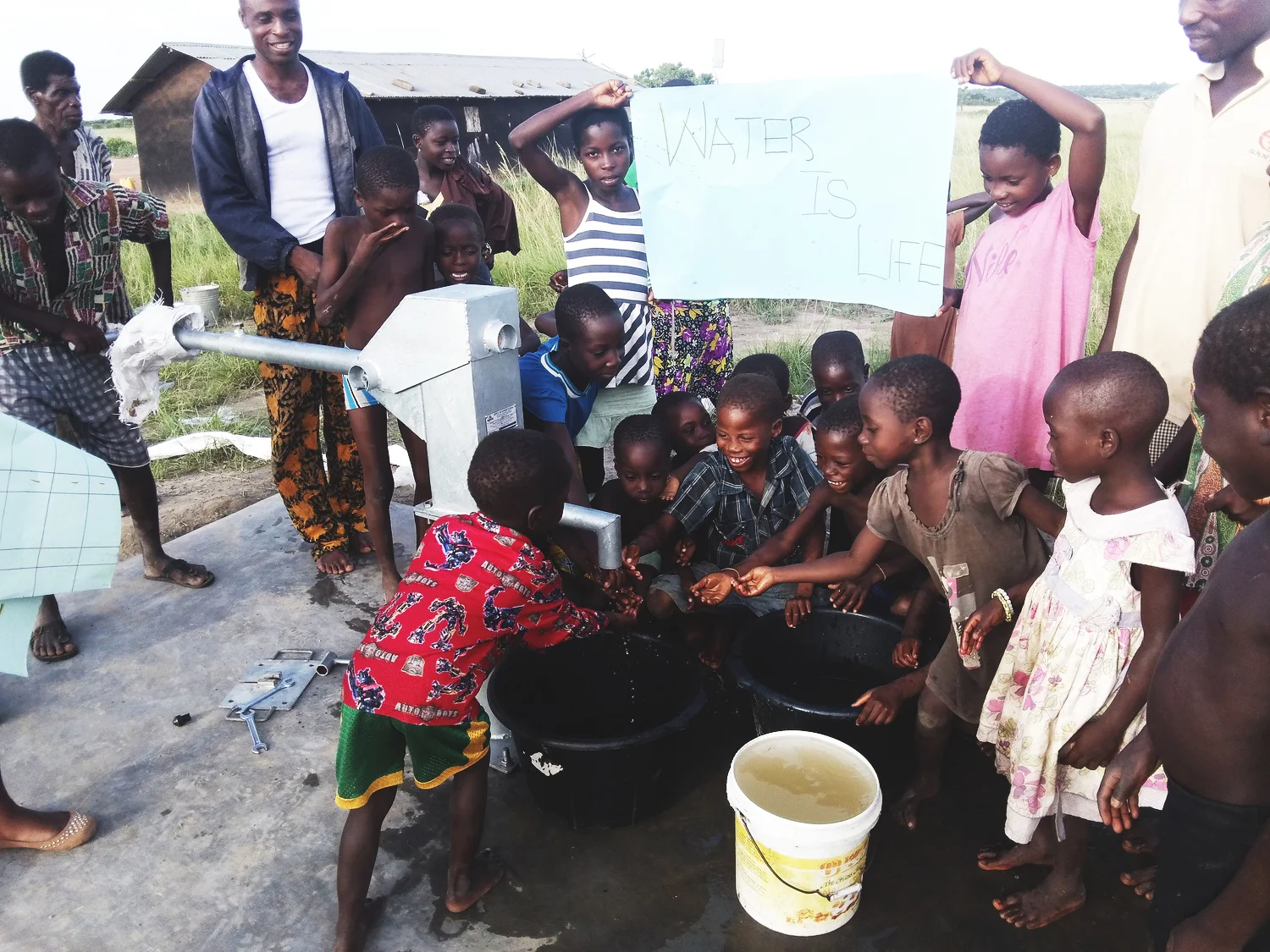 These kids will grow up with clean water!