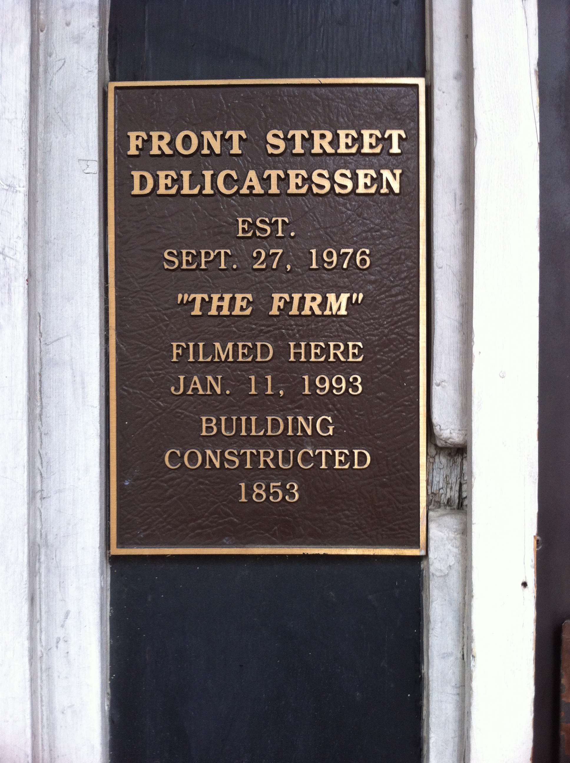 Oh yeah, they shot The Firm here...