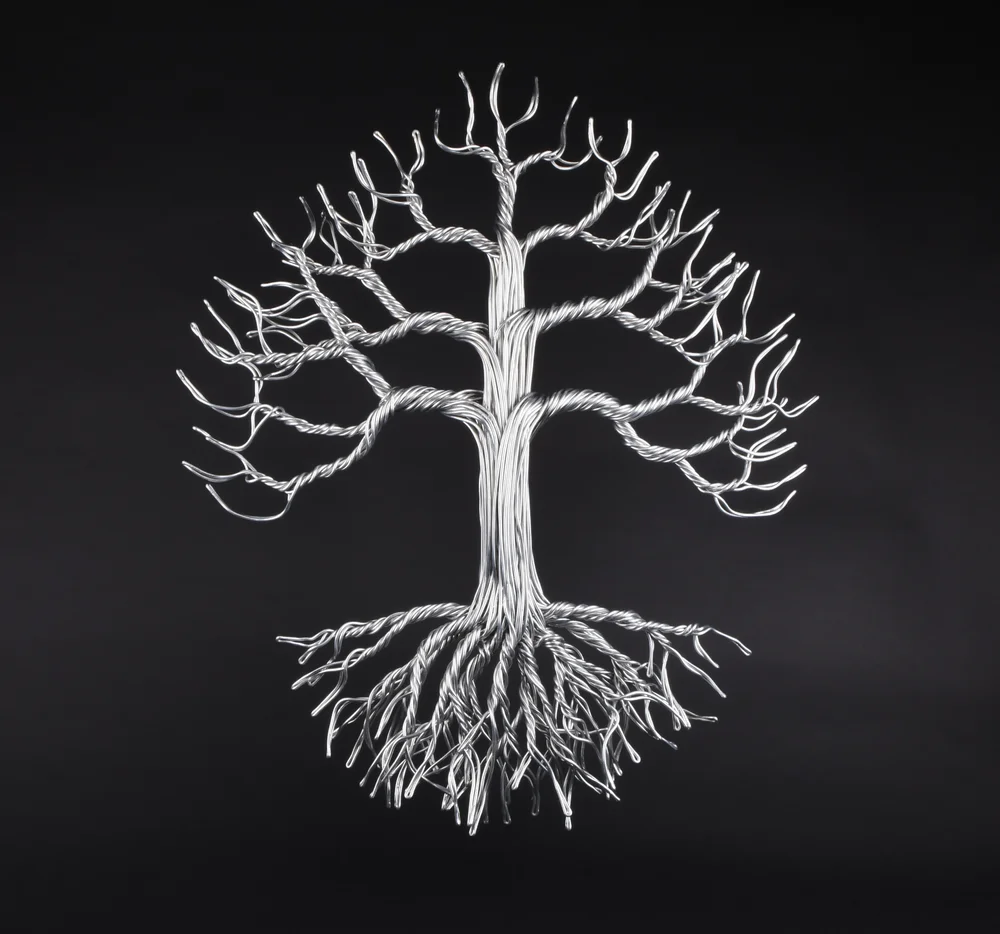 Aluminum Tree Of Life Drawn Metal Studios