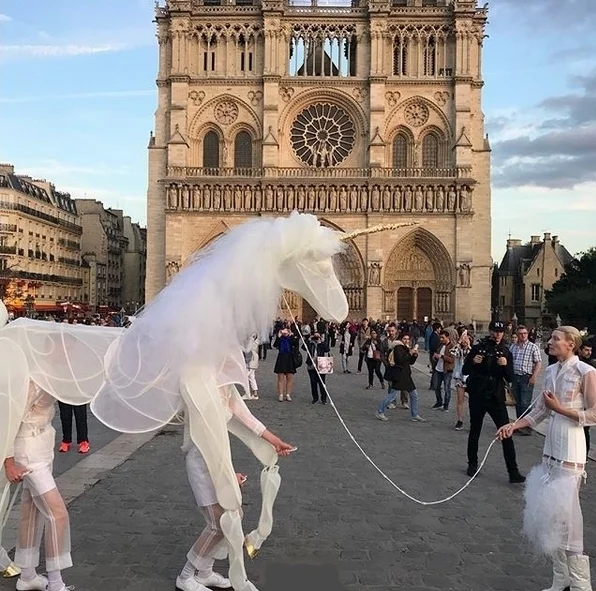 tulle for unicorn frame