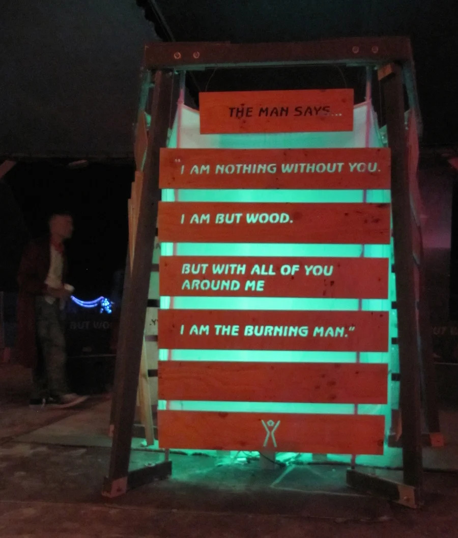 seamstress, I Am But Wood, Black Rock City 2014