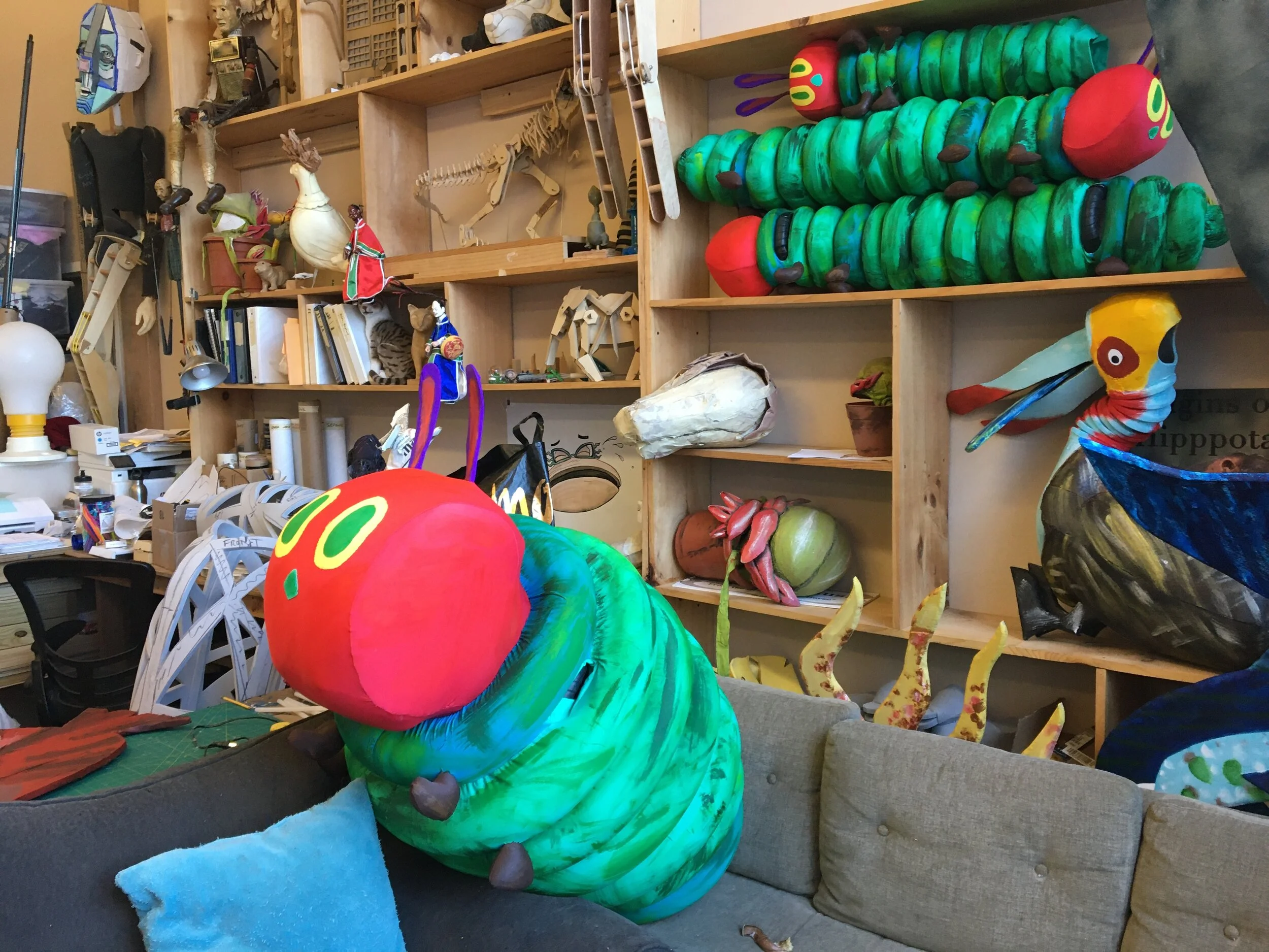 caterpillars and butterfly