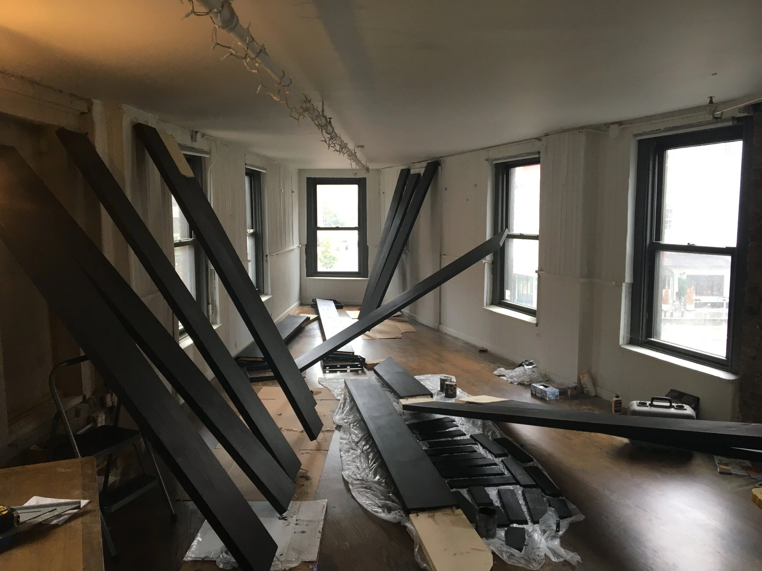 Little Flatiron Building, Meatpacking District - 75-foot bench project