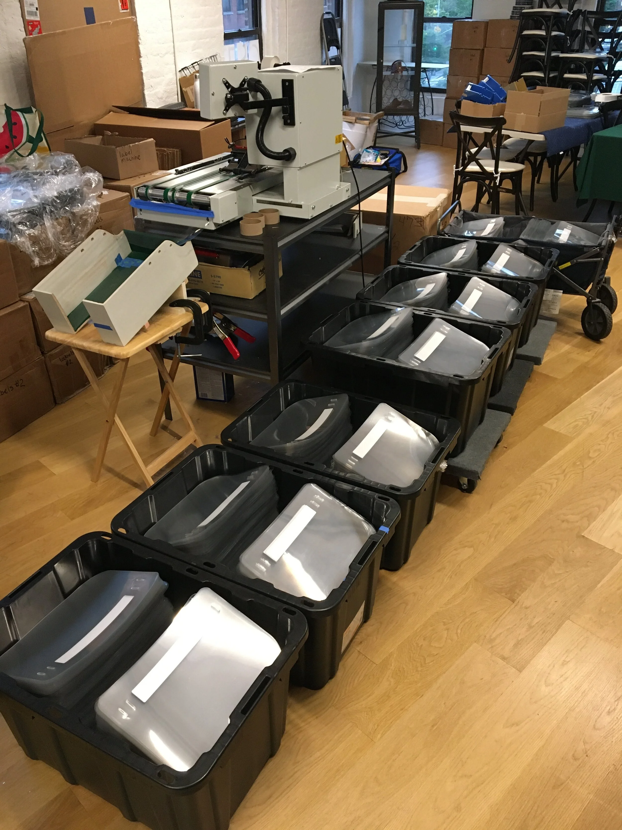 output from the overnight shift