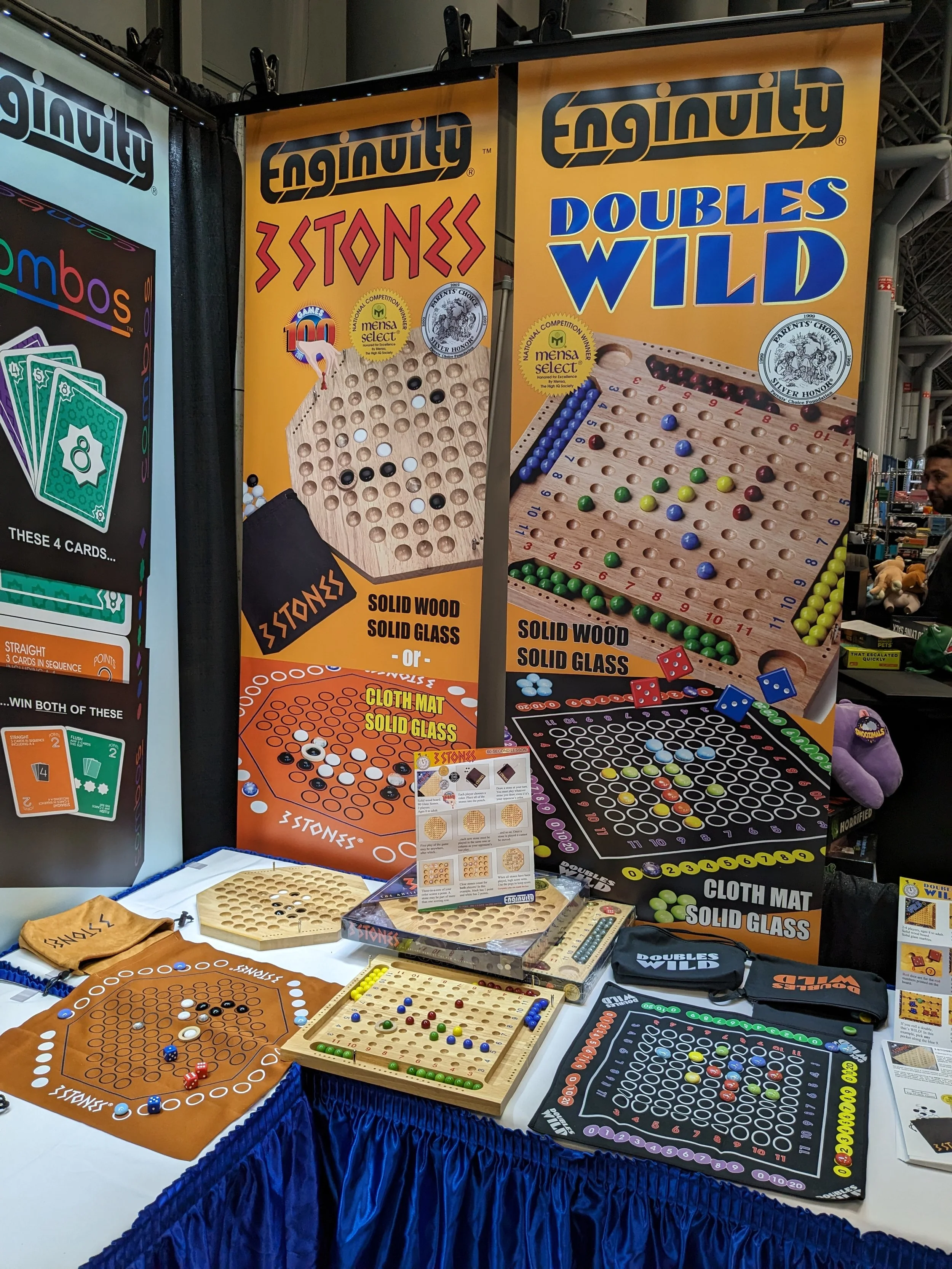 cloth version production and pouch design for Enginuity Games