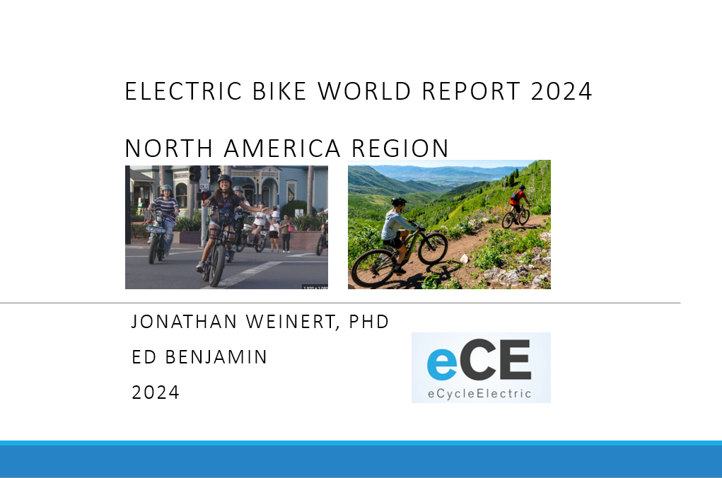 electric bicycle report Electric Bike World Report 2024