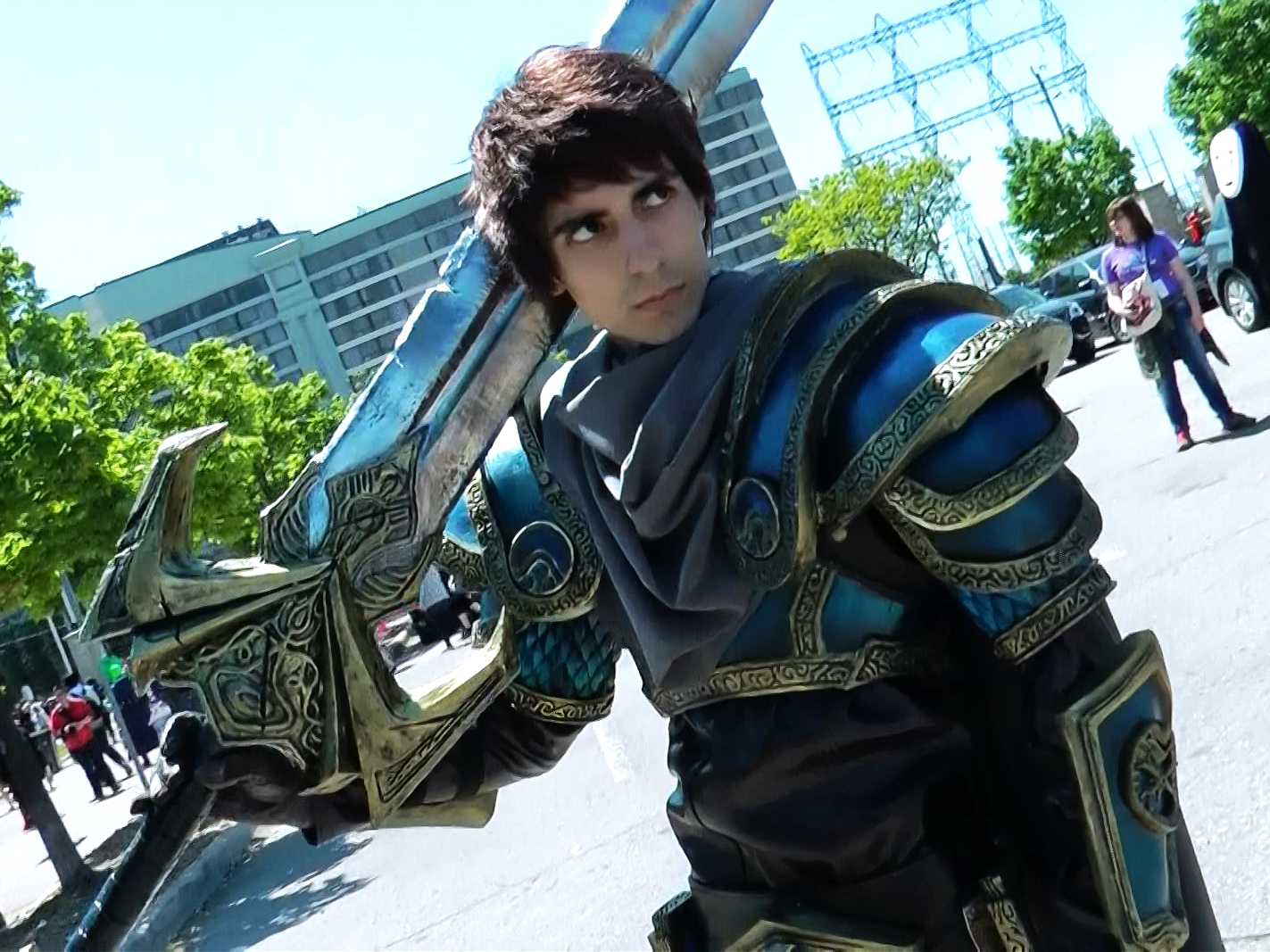 Garen Crownsguard from League of Legends. This cosplayer puts so much heart into his costumes. He's a delight to see every year. 
