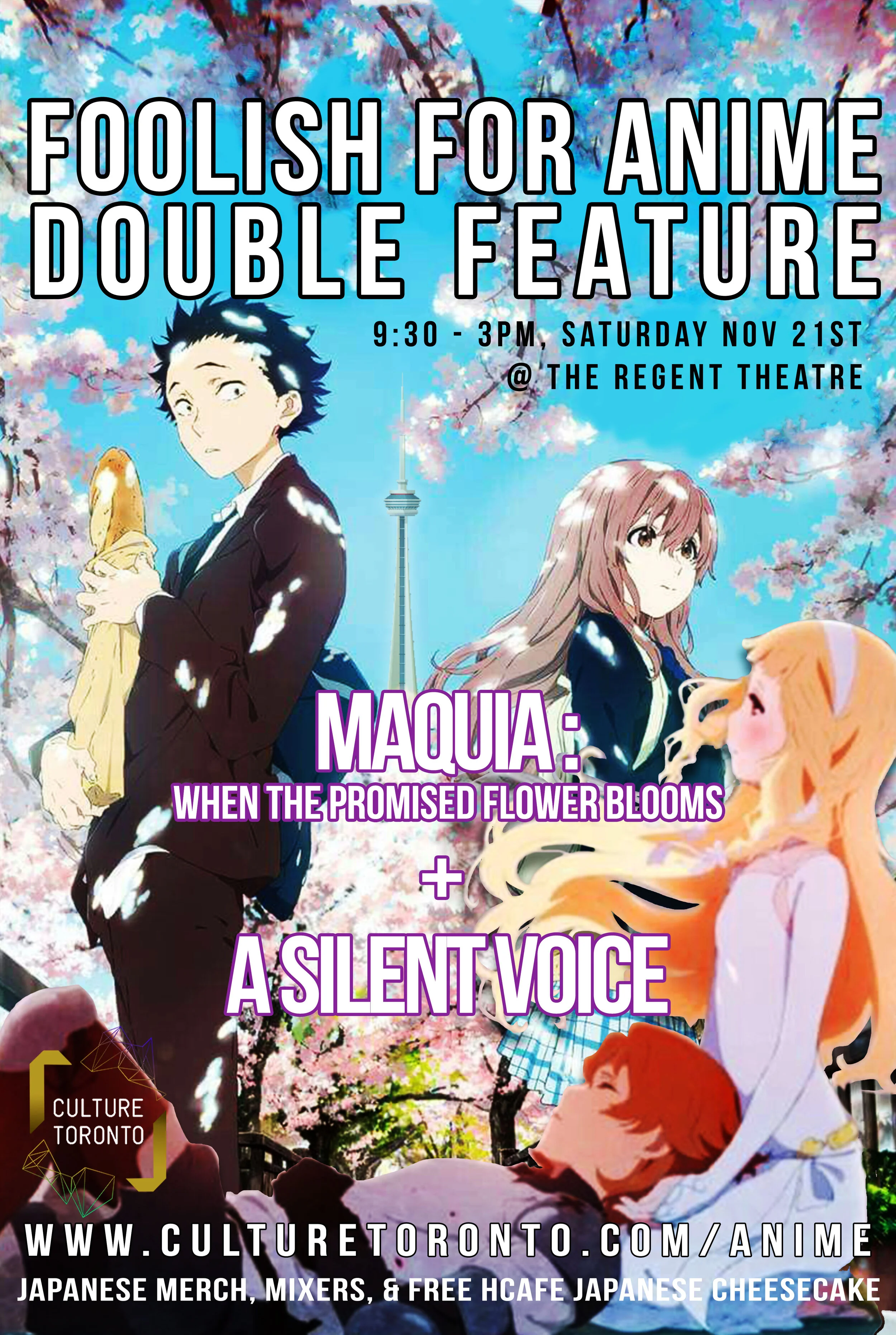 Nov 21st 9 30 3 00pm Regent Theatre A Silent Voice Maquia