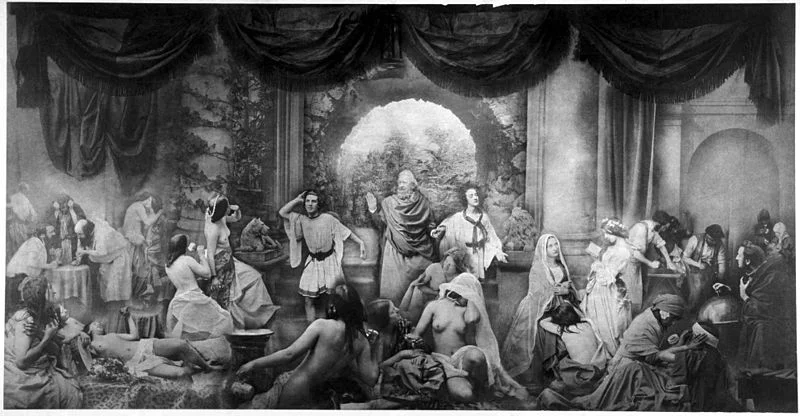 Oscar Gustave Rejlander - Two Ways of Life, from http://commons.wikimedia.org/wiki/File:Oscar-gustave-rejlander_two_ways_of_life.jpg
