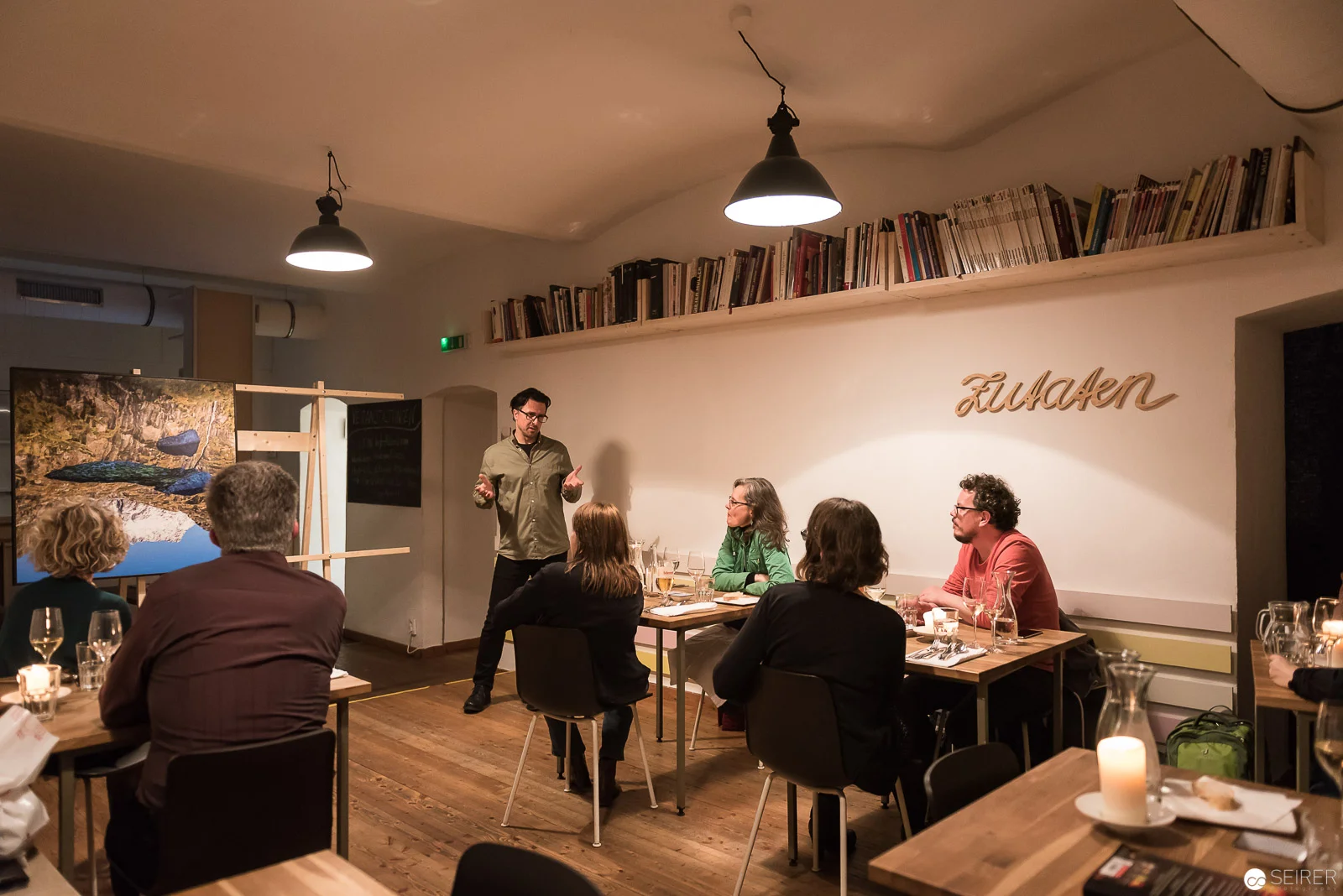 Event "Veränderungen in der Landschaftsfotografie und auf dem Teller" - in der Speisekammer in Wien