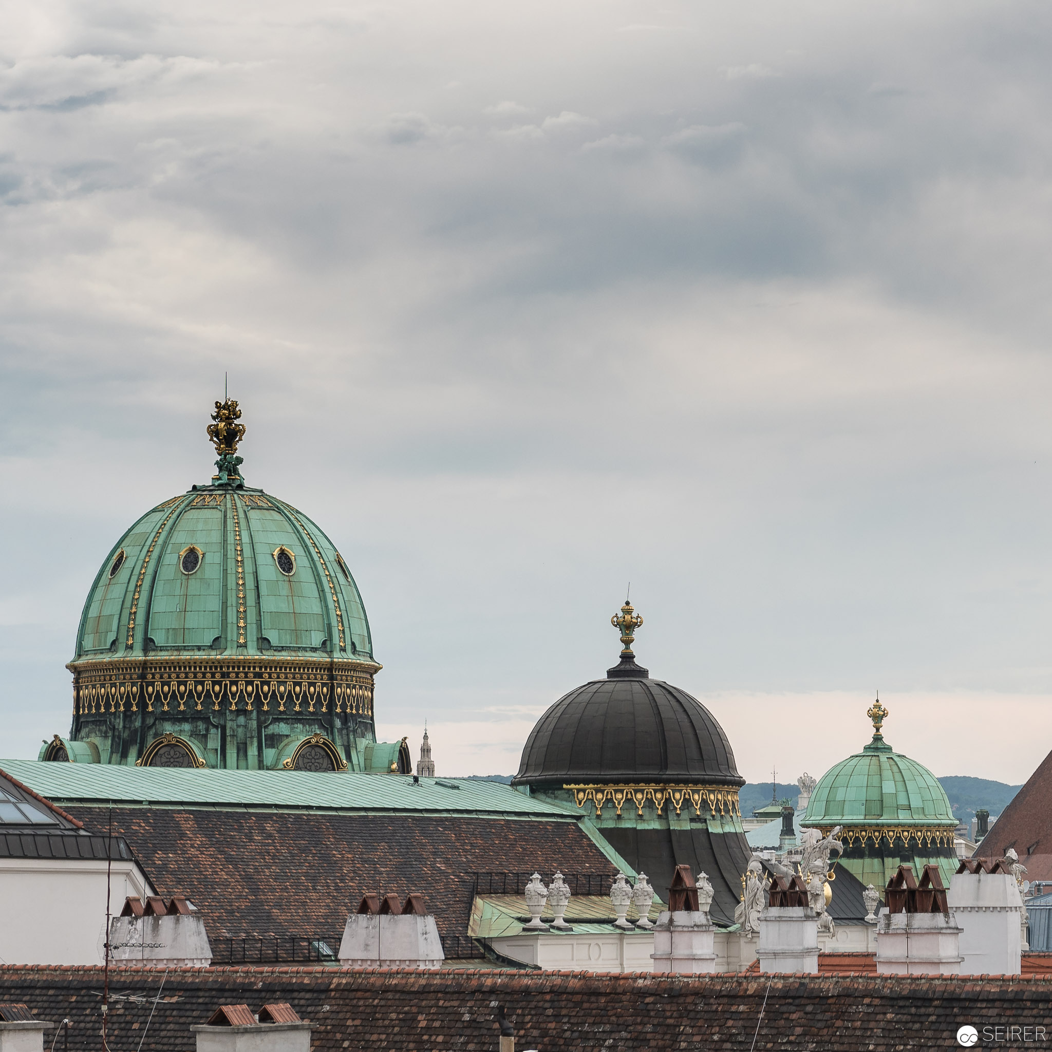 Blick über die Dächer Wiens vom Dorotheum