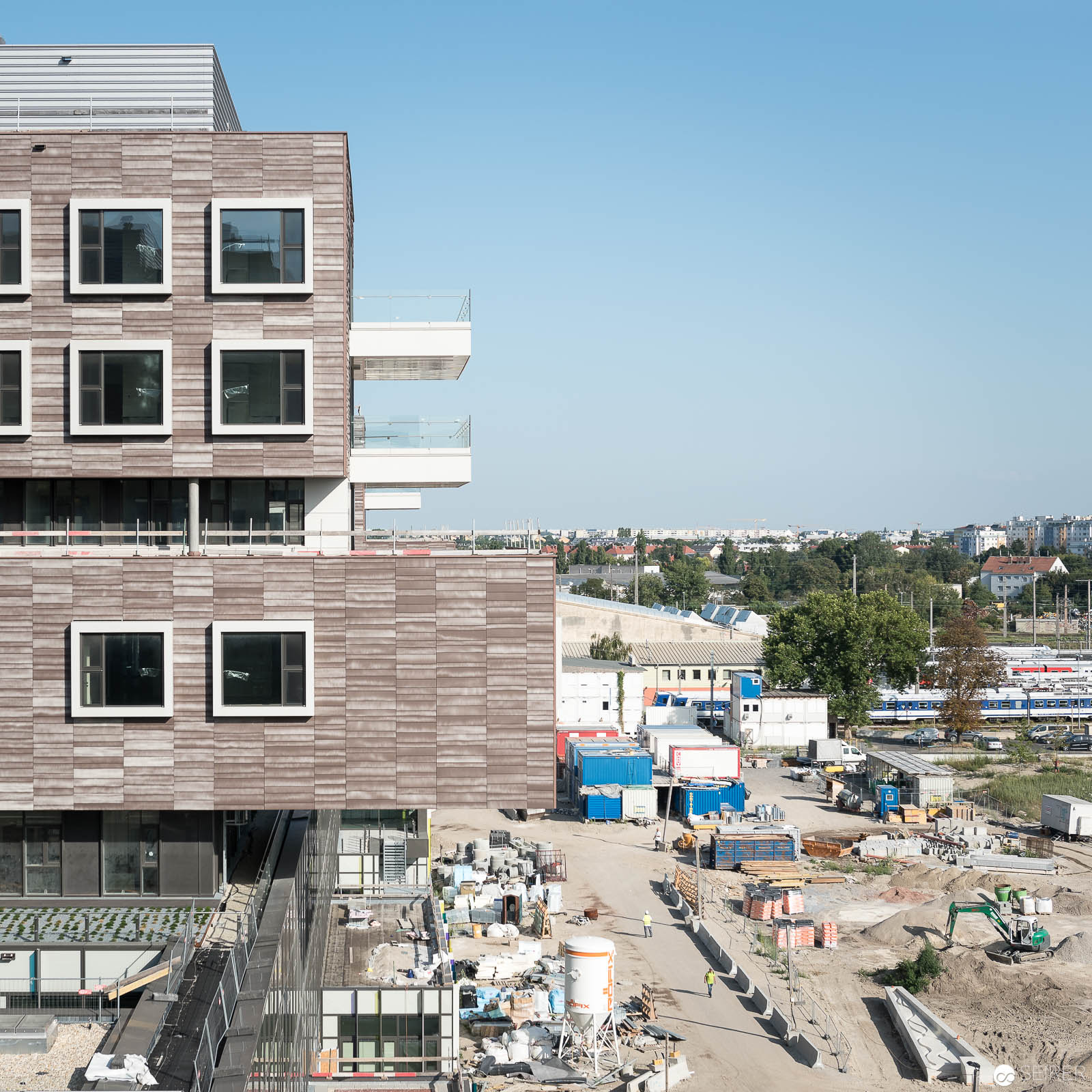 Ausblick vom Krankenhaus Nord