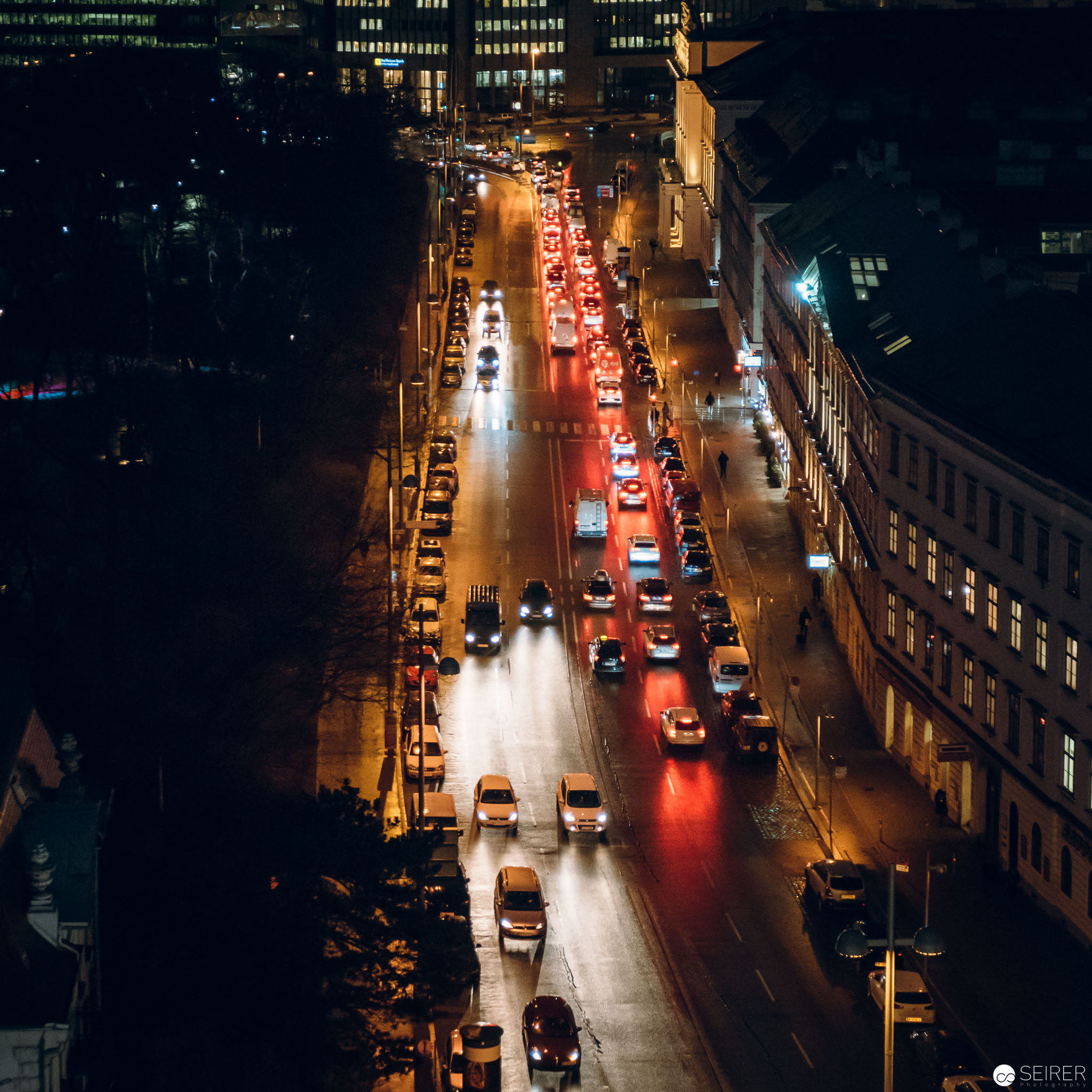 Blick vom InterContinental Wien Dach Richtung Wien Mitte